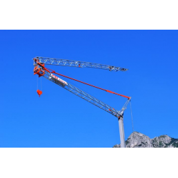 SELF ERECTING CRANE GA 727 MAX LOAD 2500 KG - 9.5Μ & 700KG - 27M & 20.4M HEIGHT