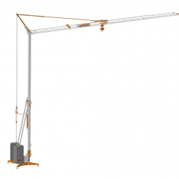 TOWER CRANE GHS451 2000 MAX LOAD 2000KG - 27.5M LENGTH & 1000KG - 45M LENGTH & 36M HEIGHT