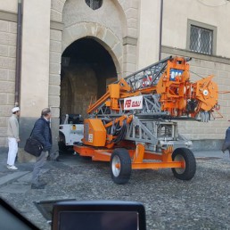 SELF ERECTING CRANE GX 251 MAX LOAD 4000 KG - 7.9Μ & 1000KG - 24.3M & 24M HEIGHT