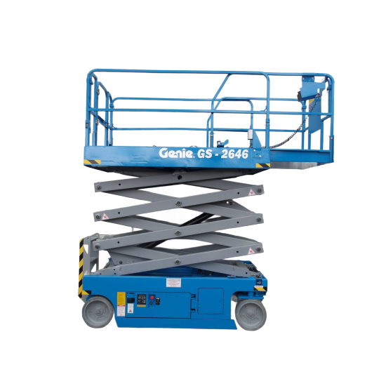 Genie GS-2646 | Electric Scissor Lift 9.92m - 454kg | Available for rental - Kapountalis