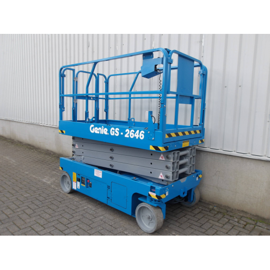 Genie GS-2646 | Electric Scissor Lift 9.92m - 454kg | Available for rental - Kapountalis