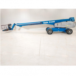 Telescopic Self-Propelled Boom Lift Diesel Genie S-105 up to 34m - 227kg (MOD 2014) | Available for rental