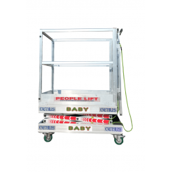 GENIUS PEOPLE LIFT BABY 1/1500 | Χειροκίνητη Ψαλιδωτή Πλατφόρμα Εργασίας | 140 kg 3,50 m GENIUS PEOPLE LIFT BABY 1/1500 | Χειροκίνητη Ψαλιδωτή Πλατφόρμα Εργασίας | 140 kg 3,50 m