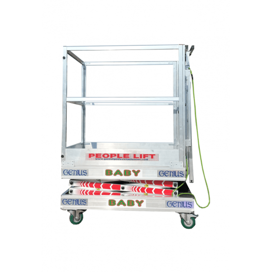 GENIUS PEOPLE LIFT BABY 1/1500 | Manual Scissor Lift | 140 kg 3.50 m GENIUS PEOPLE LIFT BABY 1/1500 | Manual Scissor Lift | 140 kg 3.50 m - Kapountalis