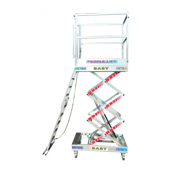 GENIUS PEOPLE LIFT BABY 1/1500 | Manual Scissor Lift | 140 kg 3.50 m GENIUS PEOPLE LIFT BABY 1/1500 | Manual Scissor Lift | 140 kg 3.50 m - Kapountalis