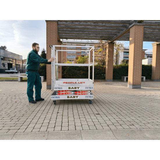 GENIUS PEOPLE LIFT BABY 2/1990 | Manual Scissor Lift | 140 kg 3.99 m GENIUS PEOPLE LIFT BABY 2/1990 | Manual Scissor Lift | 140 kg 3.99 m - Kapountalis