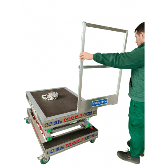 GENIUS PEOPLE LIFT EASY 4.72 | Push Around Scissor Lift | 150 kg 4.72 m GENIUS PEOPLE LIFT EASY 4.72 | Push Around Scissor Lift | 150 kg 4.72 m - Kapountalis