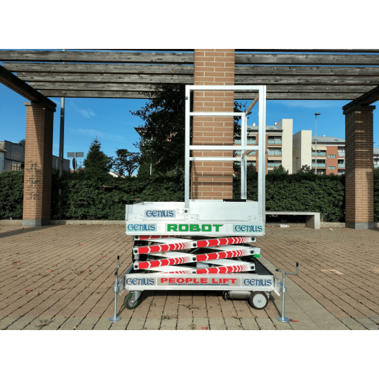 GENIUS PEOPLE LIFT ROBOT 4.72 | Αυτοκινούμενη Ψαλιδωτή Πλατφόρμα Εργασίας | 150 kg 4,72 m GENIUS PEOPLE LIFT ROBOT 4.72 | Αυτοκινούμενη Ψαλιδωτή Πλατφόρμα Εργασίας | 150 kg 4,72 m - Kapountalis