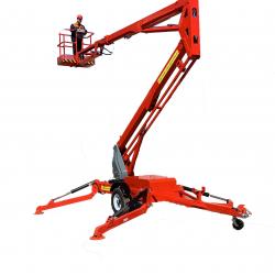 GRADIN GKTZ-10 SPIDER TRAILER BUCKET WITH 12M WORKING LIFT