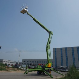 GRADIN ΑΡΘΡΩΤΟ ΑΝΥΨΩΤΙΚΟ ΑΡΑΧΝΗ ΚΑΛΑΘΟΦΟΡΟ ΣΕ ΤΡΕΙΛΕΡ GKTZ-20 ΜΕ  ΥΨΟΣ ΕΡΓΑΣΙΑΣ 22M