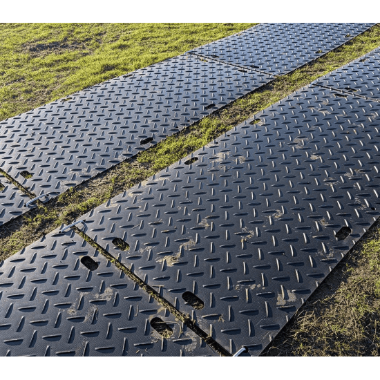 GroundGuards ProMat | Ground Protection Mat | 2400 x 1200 x 12 mm | 80 t - Kapountalis