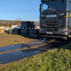 GroundGuards ProMat | Ground Protection Mat | 2400 x 1200 x 12 mm | 80 t
