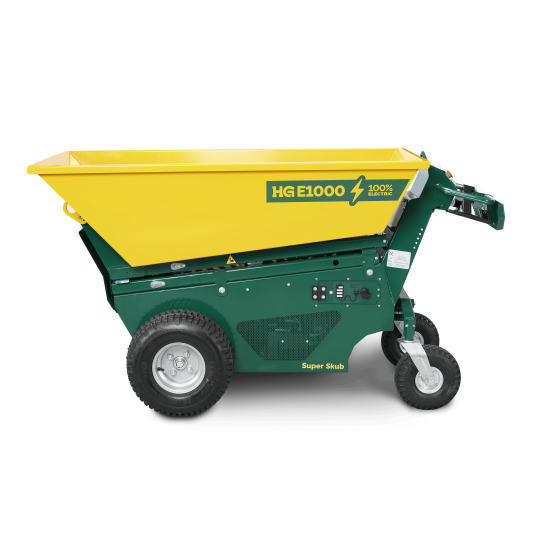 HG E1000 'Super Skub' High Tip | Electric Mini Dumper | 1000 kg - 125 cm HG E1000 'Super Skub' High Tip | Electric Mini Dumper | 1000 kg - 125 cm - Kapountalis