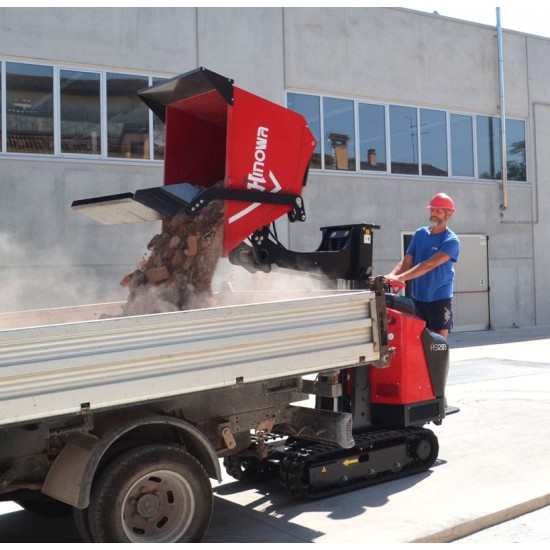HINOWA TRACKED MINI DUMPER WITH HIGH TIP & SELF-LOADING HS1203 1200KG - Kapountalis