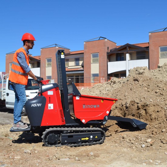 HINOWA ΕΣΠΥΣΤΡΙΟΦΟΡΟ MINI DUMPER ΜΕ ΠΕΡΙΣΣΟΤΕΡΗ ΥΨΗΛΗ ΑΝΑΤΡΟΠΗ & SELF LOADING HS701 460KG - Kapountalis