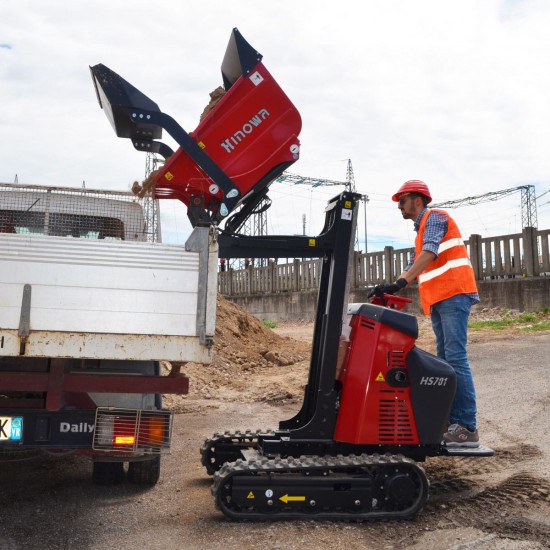 HINOWA ΕΣΠΥΣΤΡΙΟΦΟΡΟ MINI DUMPER ΜΕ ΠΕΡΙΣΣΟΤΕΡΗ ΥΨΗΛΗ ΑΝΑΤΡΟΠΗ & SELF LOADING HS701 460KG - Kapountalis