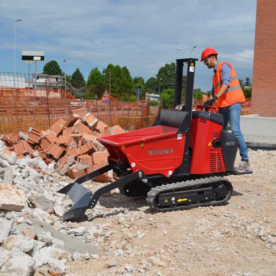 HINOWA ΕΣΠΥΣΤΡΙΟΦΟΡΟ MINI DUMPER ΜΕ ΠΕΡΙΣΣΟΤΕΡΗ ΥΨΗΛΗ ΑΝΑΤΡΟΠΗ & SELF LOADING HS701 460KG - Kapountalis