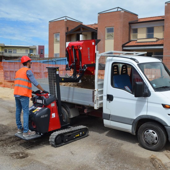 HINOWA ΕΣΠΥΣΤΡΙΟΦΟΡΟ MINI DUMPER ΜΕ ΠΕΡΙΣΣΟΤΕΡΗ ΥΨΗΛΗ ΑΝΑΤΡΟΠΗ & SELF LOADING HS701 460KG - Kapountalis