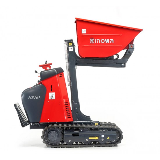 HINOWA TRACKED MINI DUMPER HS701 WITH HIGH-TIP 550kg - Kapountalis