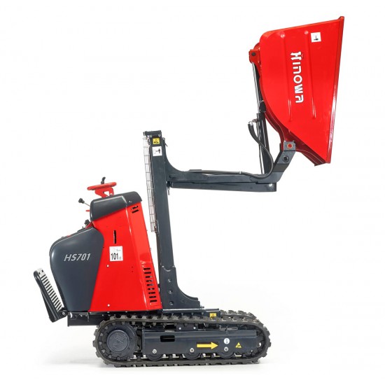 HINOWA TRACKED MINI DUMPER HS701 WITH HIGH-TIP 550kg - Kapountalis