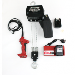BATTERY chain hoist 500kg 12V LADDER HOIST