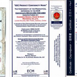 Plain trolley 2000kg for IPN 