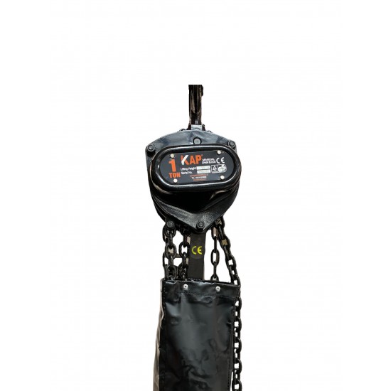 Black Chain hoist 1000kg,15m stroke,15m handling chain Black Chain hoist 1000kg,15m stroke,15m handling chain - Kapountalis