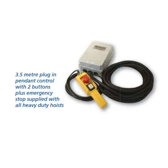 COME UP DH-120(A) | Electric wire rope hoist low voltage brushless | 120 kg - Kapountalis