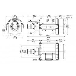 COME UP BISON 50 | Hydraulic Worm Gear Winch | 22680 kg COME UP BISON 50 | Hydraulic Worm Gear Winch | 22680 kg