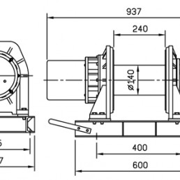 COME UP CWG-10151 | Single-phase wire rope hoist | 400 kg