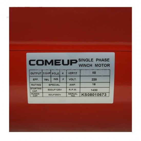 COME UP CWG-10252H | High-speed single-phase wire rope winch | 250 kg COME UP CWG-10252H | High-speed single-phase wire rope winch | 250 kg - Kapountalis
