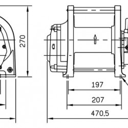COME UP CWL-200L | Single-phase wire rope winch | 200 kg COME UP CWL-200L | Single-phase wire rope winch | 200 kg