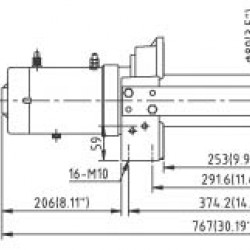 COME UP DP-10000 | Professional Hydraulic Winch | 4536 kg COME UP DP-10000 | Professional Hydraulic Winch | 4536 kg
