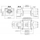 COME UP HV-8 | Hydraulic Worm Gear Winch | 3630 kg COME UP HV-8 | Hydraulic Worm Gear Winch | 3630 kg - Kapountalis