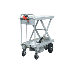 HUAGANG HG-104 | Electric Platform Cart with Pedal Lift | 400 kg HUAGANG HG-104 | Electric Platform Cart with Pedal Lift | 400 kg