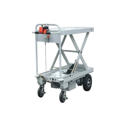 HUAGANG HG-104 | Electric Platform Cart with Pedal Lift | 400 kg HUAGANG HG-104 | Electric Platform Cart with Pedal Lift | 400 kg