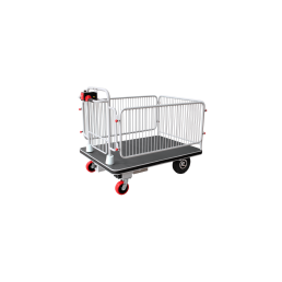 HUAGANG HG-110 | Ηλεκτροκίνητο Καρότσι Πλατφόρμας με Φράχτη | 400 kg