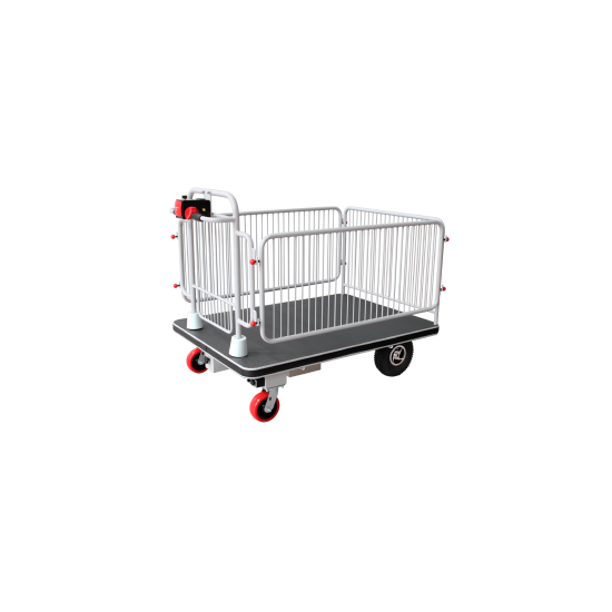 HUAGANG HG-110 | Electric Platform Cart with Fence | 400 kg HUAGANG HG-110 | Electric Platform Cart with Fence | 400 kg - Kapountalis