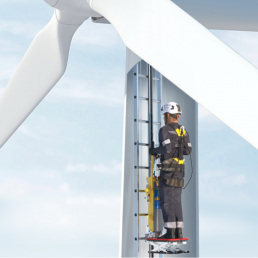 3S INDUSTRY CLIMB AUTO SYSTEM FOR ONE PERSON ON WIND TURBINE