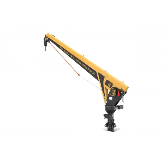 3S INDUSTRY OFFSHORE DAVIT CRANE FOR SHIP 30M 500KG-1000KG - Kapountalis