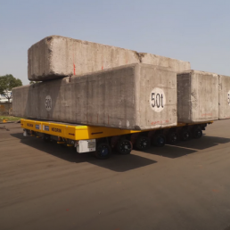 ITALCARRELLI Self-propelled modular transporters with adjustable loading capacity depending on the characteristics and number of coupled units