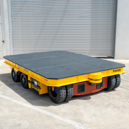 ITALCARELLI (SPT) P600E radio-controlled self-propelled transporters with load capacities ranging from 10 to 500 tons and more.