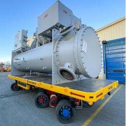 ITALCARRELLI P700E MULTI-DIRECTIONAL SELF-PROPELLED TRANSPORTERS WITH LOAD CAPACITY FROM 10 TO 50 TONS AND MORE 