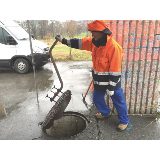 ITALIFTERS LB8 | Lever-Type Manhole Cover Lifting Tool ITALIFTERS LB8 | Lever-Type Manhole Cover Lifting Tool - Kapountalis