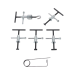 ITALIFTERS Set of Mechanical Hooks | Σετ μηχανικών γάντζων για APS80 & APS90 ITALIFTERS Set of Mechanical Hooks | Σετ μηχανικών γάντζων για APS80 & APS90 - Kapountalis