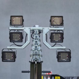 ITALTOWER LIGHTING TOWER WITH DIESEL-POWER GENERATOR & HYDRAULIC LIFTING SYSTEM ASTRID HYBRID AGM UP TO 8.5M ILLUMINATED AREA 4400 SQM