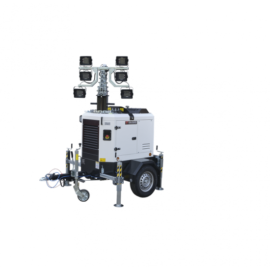 ITALTOWER LIGHTING TOWER WITH DIESEL-POWER GENERATOR & HYDRAULIC LIFTING SYSTEM ASTRID HYBRID AGM UP TO 8.5M ILLUMINATED AREA 4400 SQM - Kapountalis