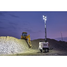 ITALTOWER LIGHTING TOWER WITH POWER GENERATOR & HYDRAULIC LIFTING SYSTEM ASTRID PRO UP TO 8.5M ILLUMINATED AREA 9300SQM