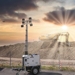 ITALTOWER LIGHTING TOWER WITH BATTERY LITHIUM ASTRID HYBRID 8.5M ILLUMINATED AREA 4400SQM