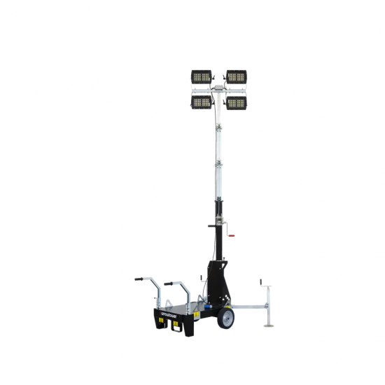 ITALTOWER LIGHTING TOWER WITH MANUAL LIFTING SYSTEM BARROWTOWER UP TO 5.5M - ILLUMATED AREA UP TO 4700 SQM - Kapountalis